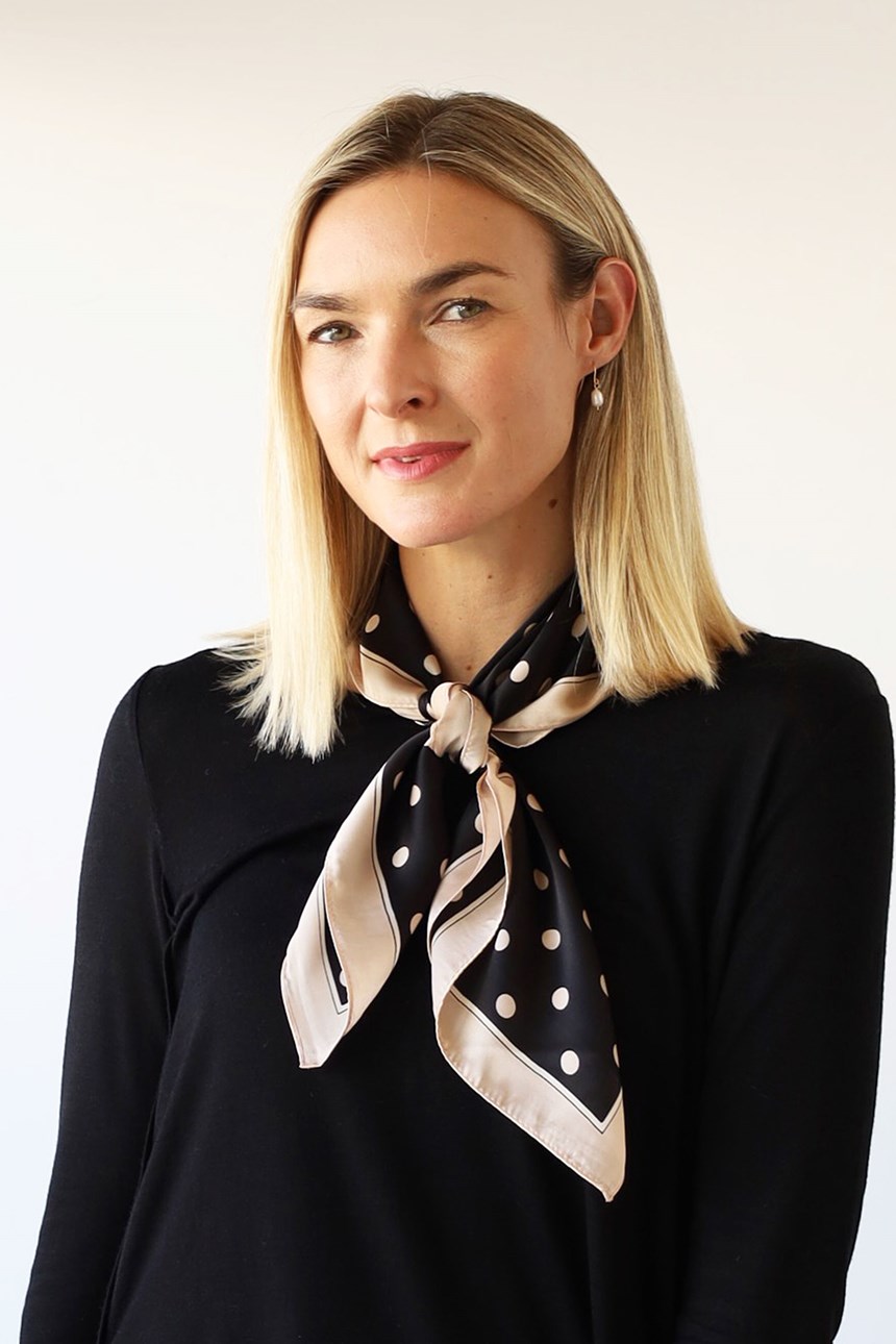 POLKA DOT SCARF